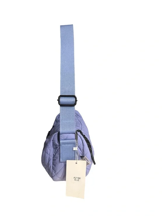Street Level Quilted Lavender Adjustable Strap Crossbody or Shoulder Bag A2196 - Picture 6 of 10